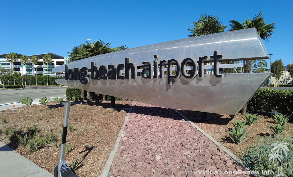 long beach airport sign
